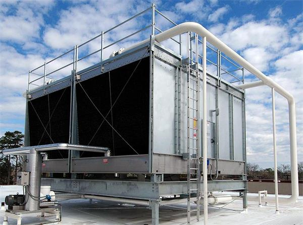 橫流式冷卻塔維修,冷卻塔散熱填料更換