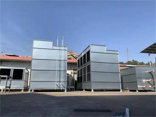 損害方形玻璃鋼冷卻塔的使用期,玻璃鋼無(wú)風(fēng)機(jī)方形冷塔廠家