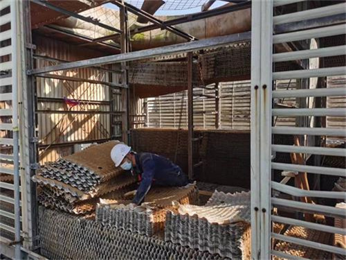 冷卻塔填料的建設標準(圓形冷卻塔填料)