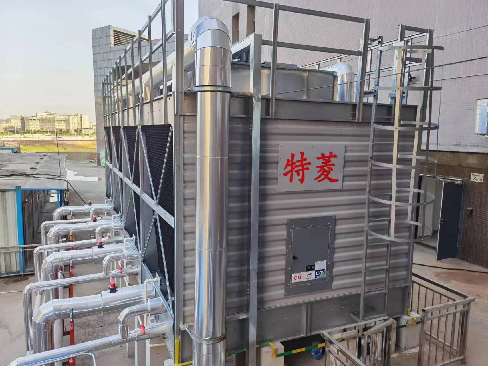 展示冷卻塔不耗電能降溫的神奇之處,閉式冷卻塔耗電比